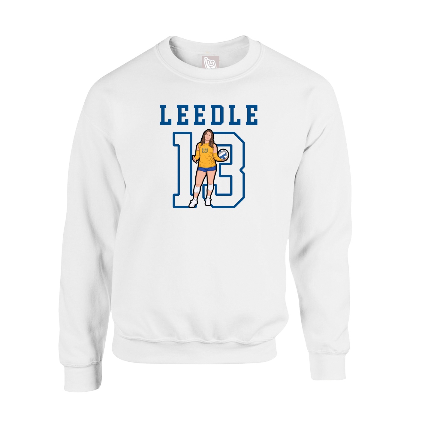 Fleece Crew — Shirsey in White