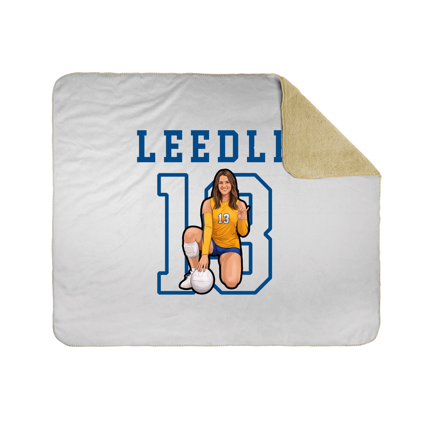 Throw Blanket — Shirsey in White