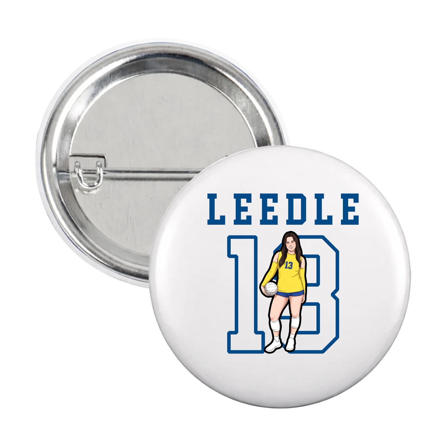 Game Day Button — Shirsey in White
