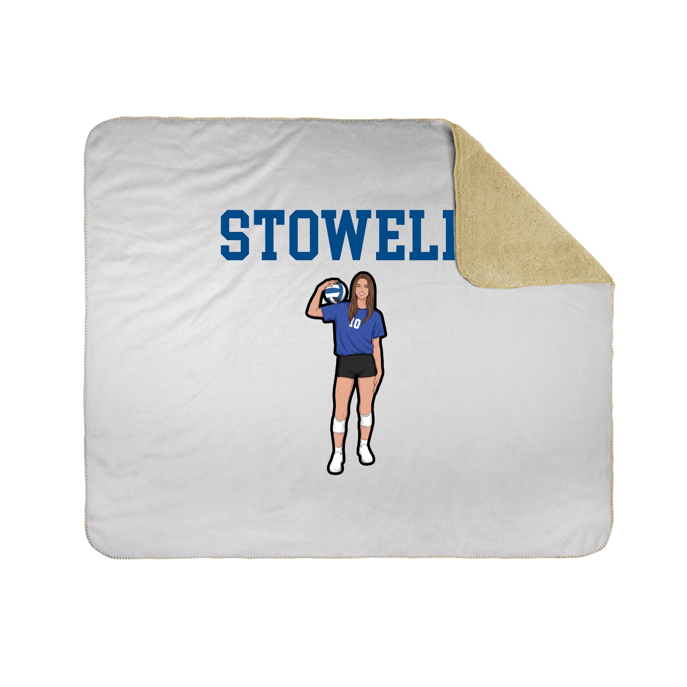 Throw Blanket — Shirsey in White