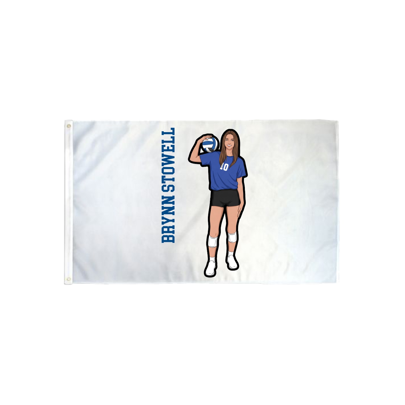 3x5 Flag — Name Vertical in Classic