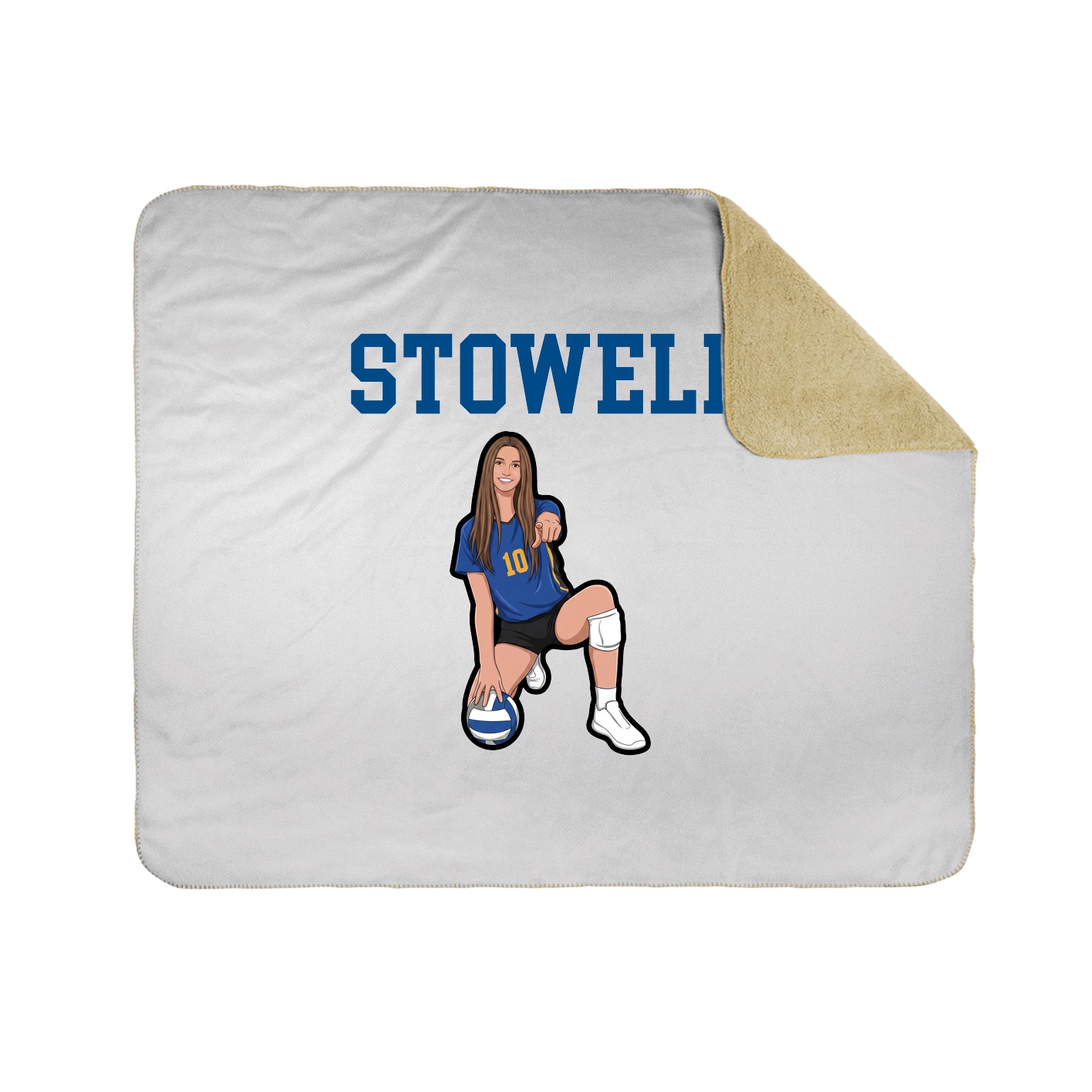 Throw Blanket — Shirsey in White