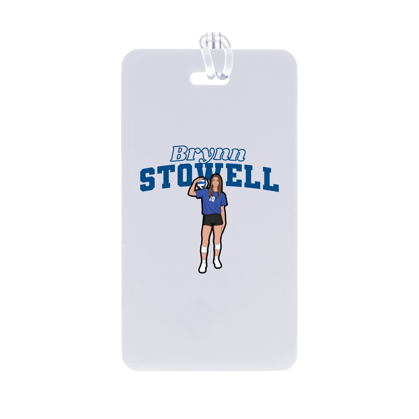 Bag Tag — Name Arch in Classic