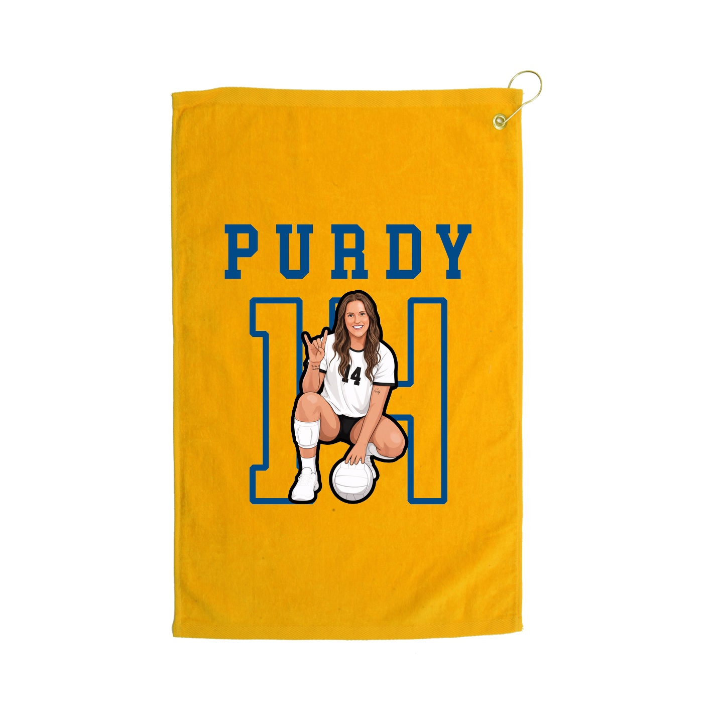 Golf Towel — Shirsey in Gold