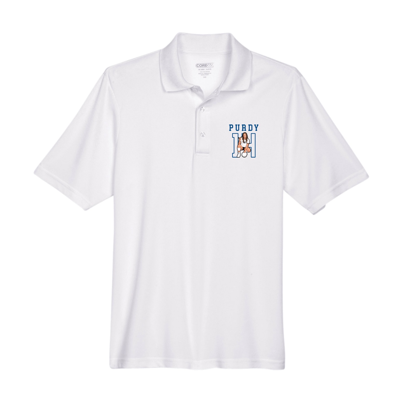 Performance Polo — Shirsey in White