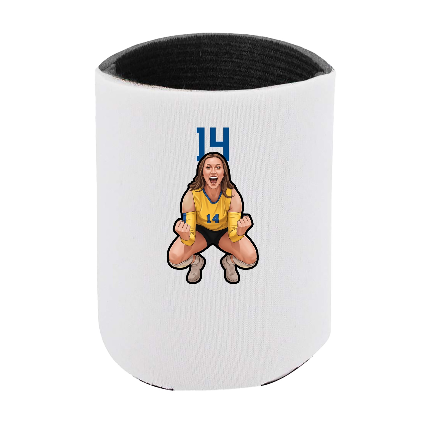 Can Holder — Number Top in White