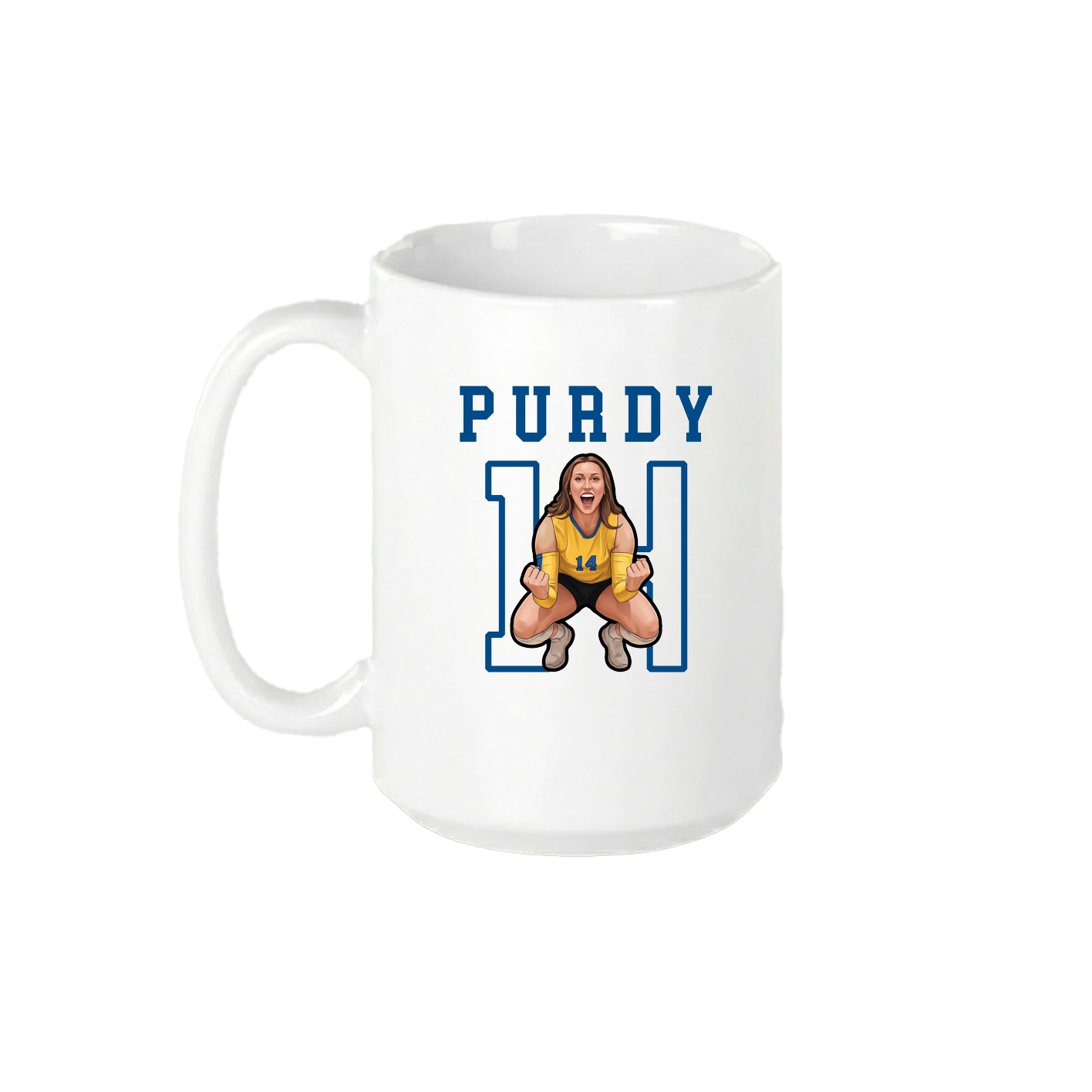 15oz Coffee Mug — Shirsey in White