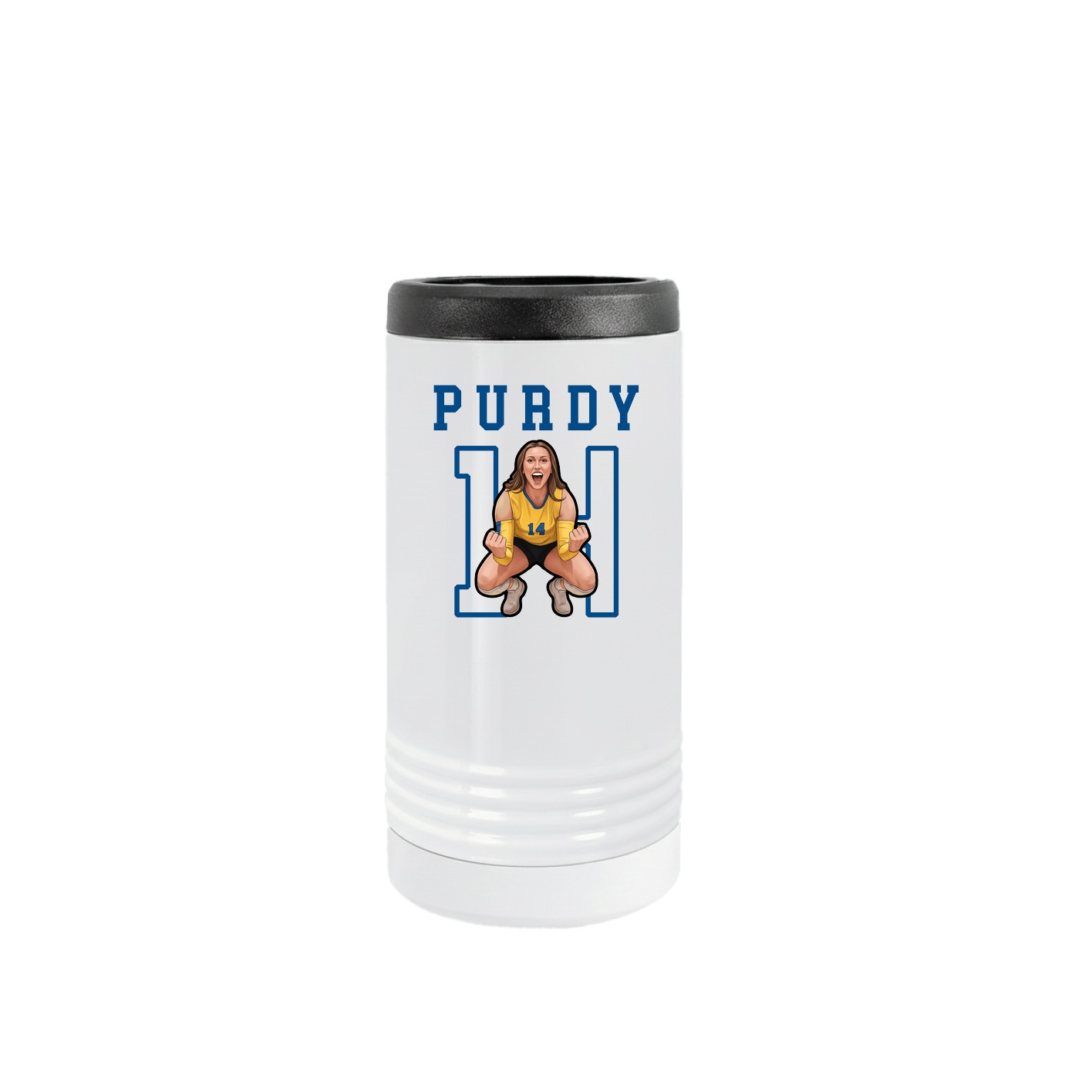 Slim Beverage Holder — Shirsey in White