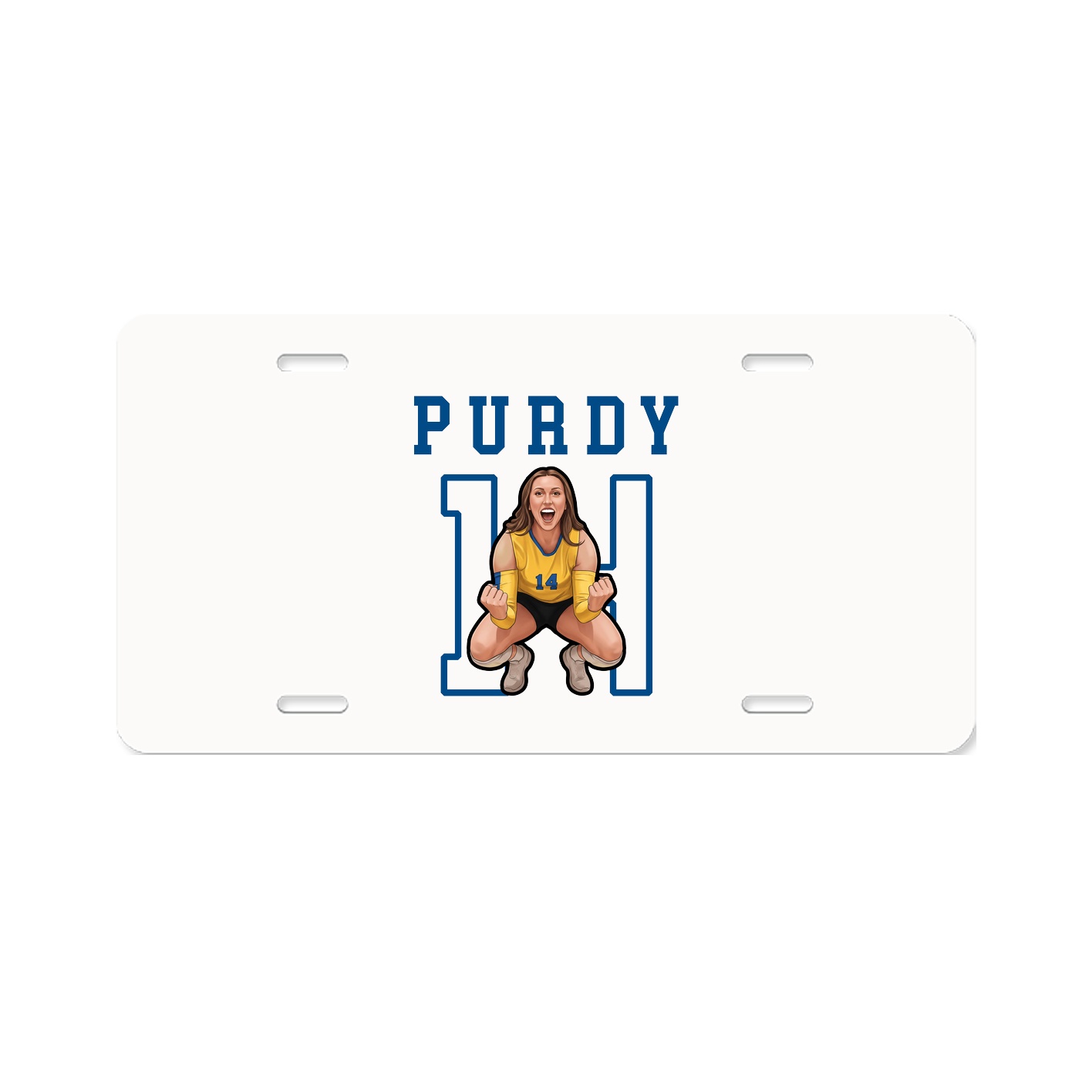License Plate — Shirsey in Classic