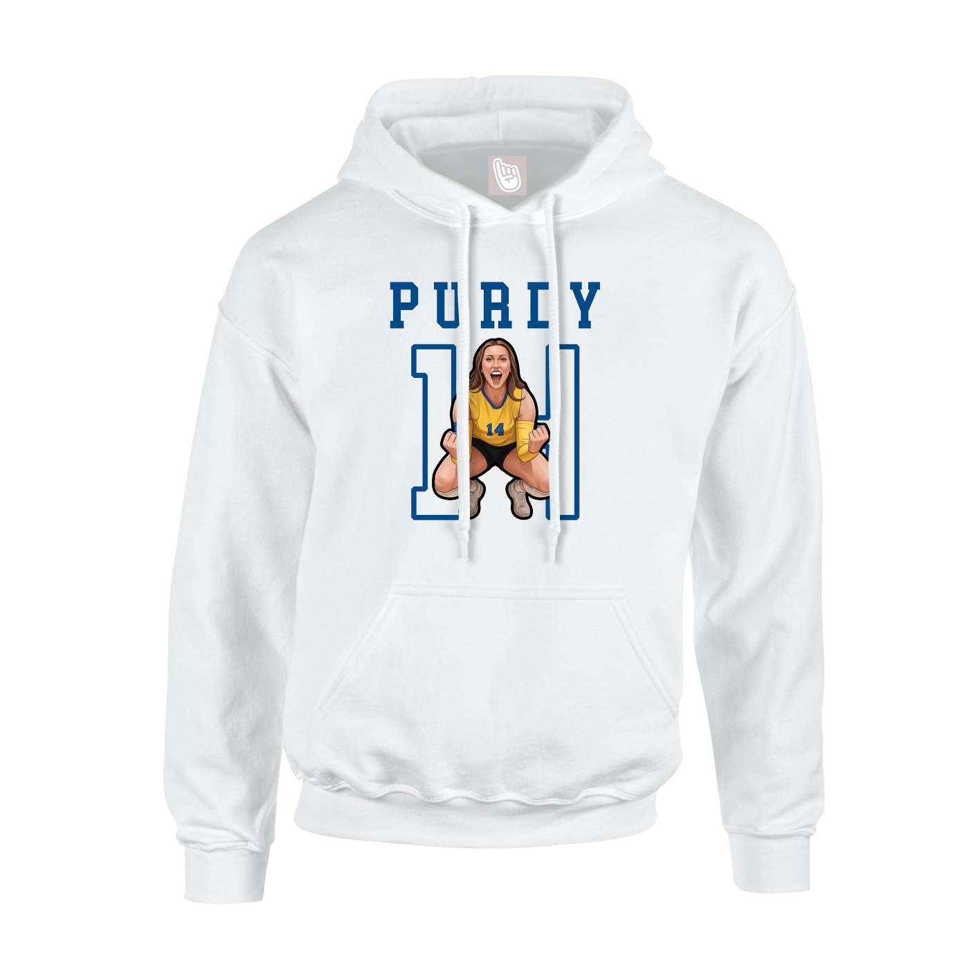 Youth Hoodie — Shirsey in White