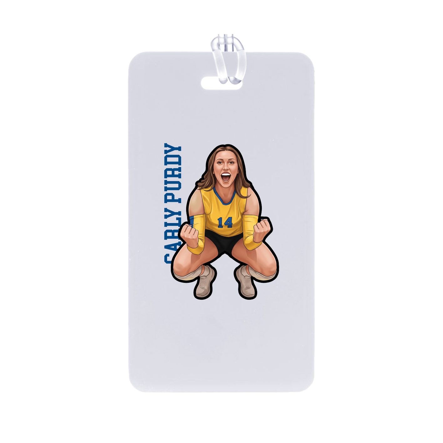 Bag Tag — Name Vertical in Classic