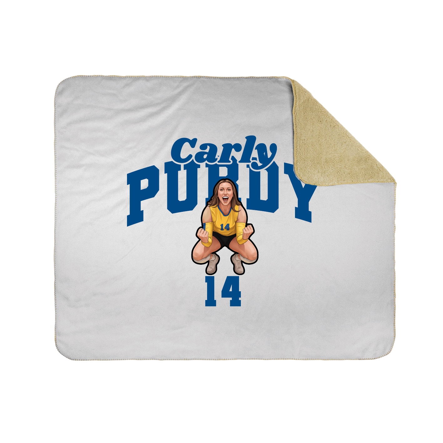 Throw Blanket — Signature Arch in White