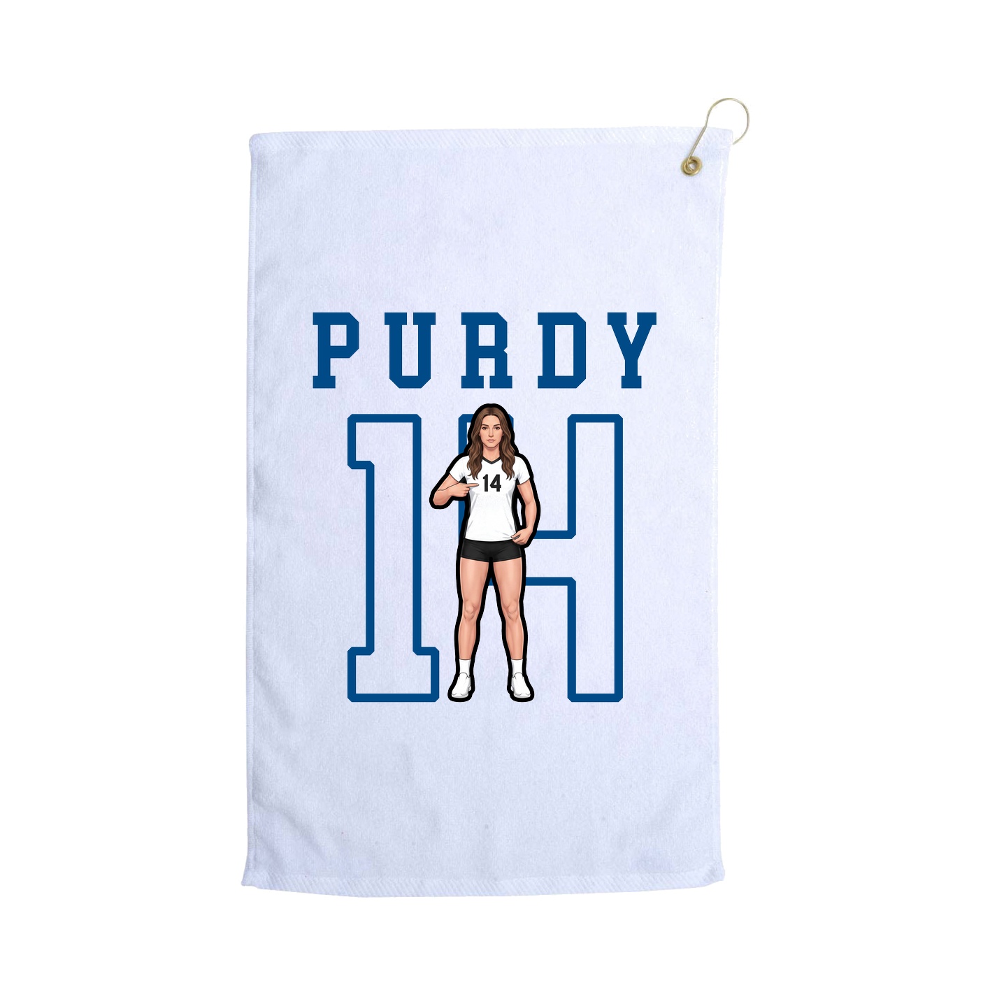 Golf Towel — Shirsey in White