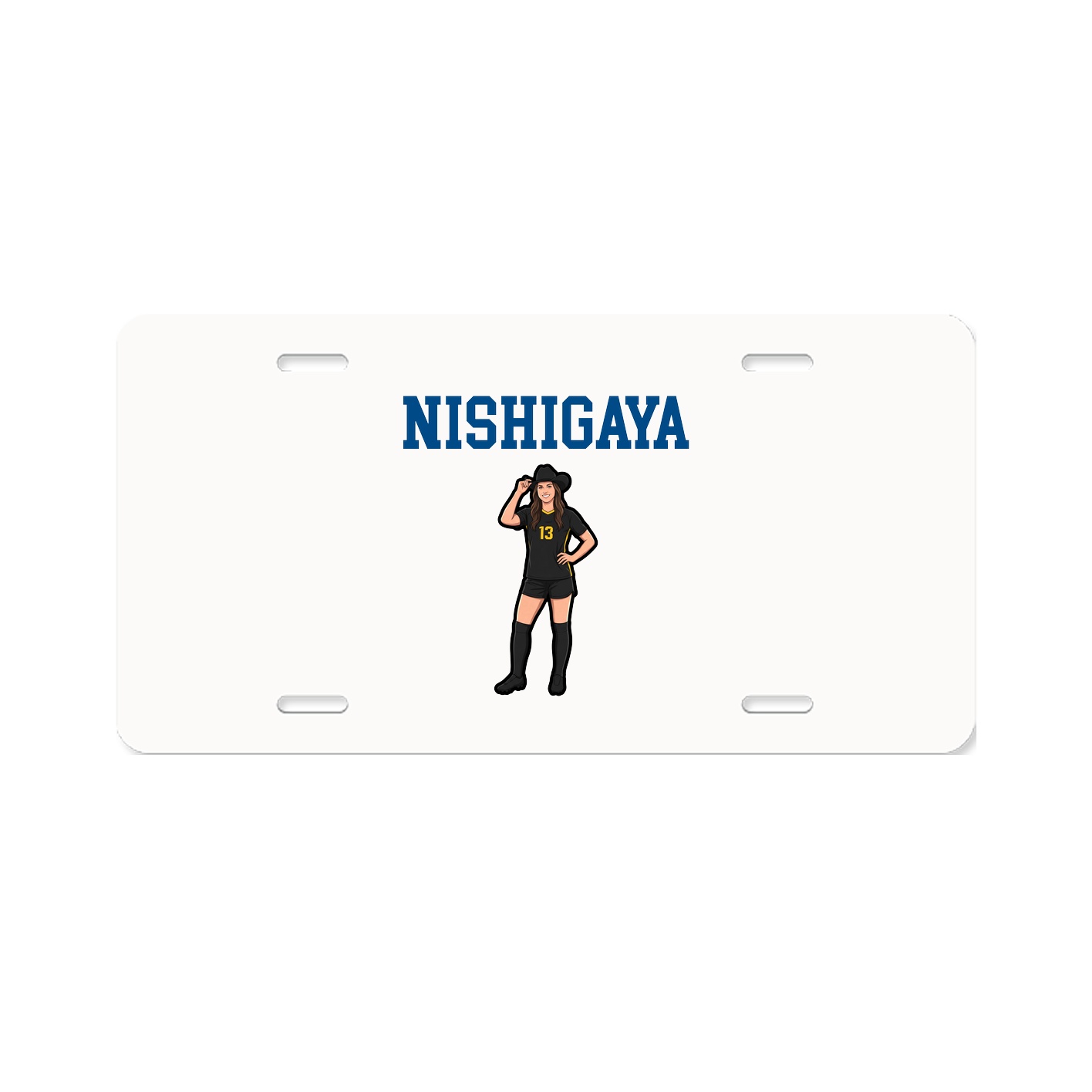 License Plate — Shirsey in Classic