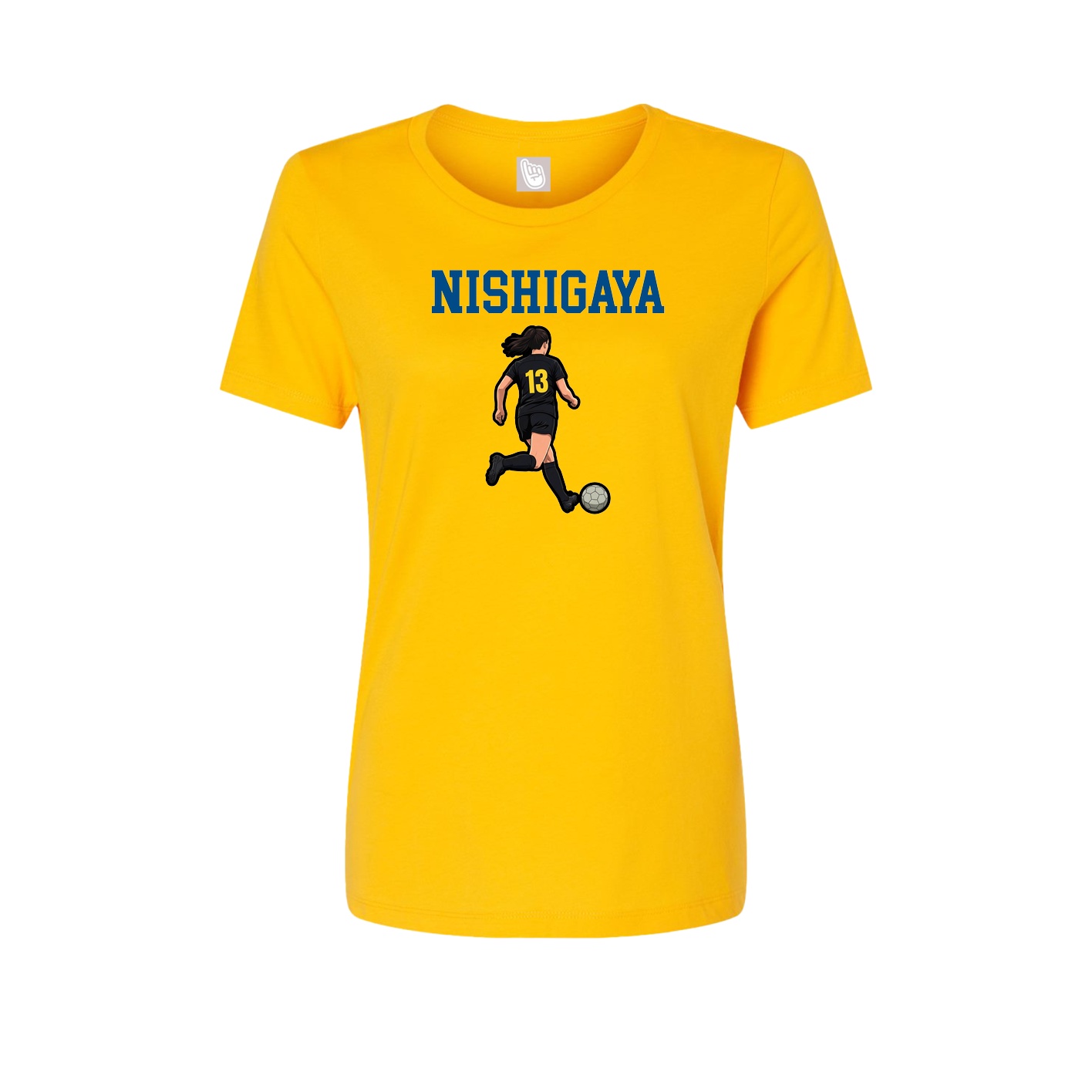 Fitted Women's Tee — Shirsey in Gold