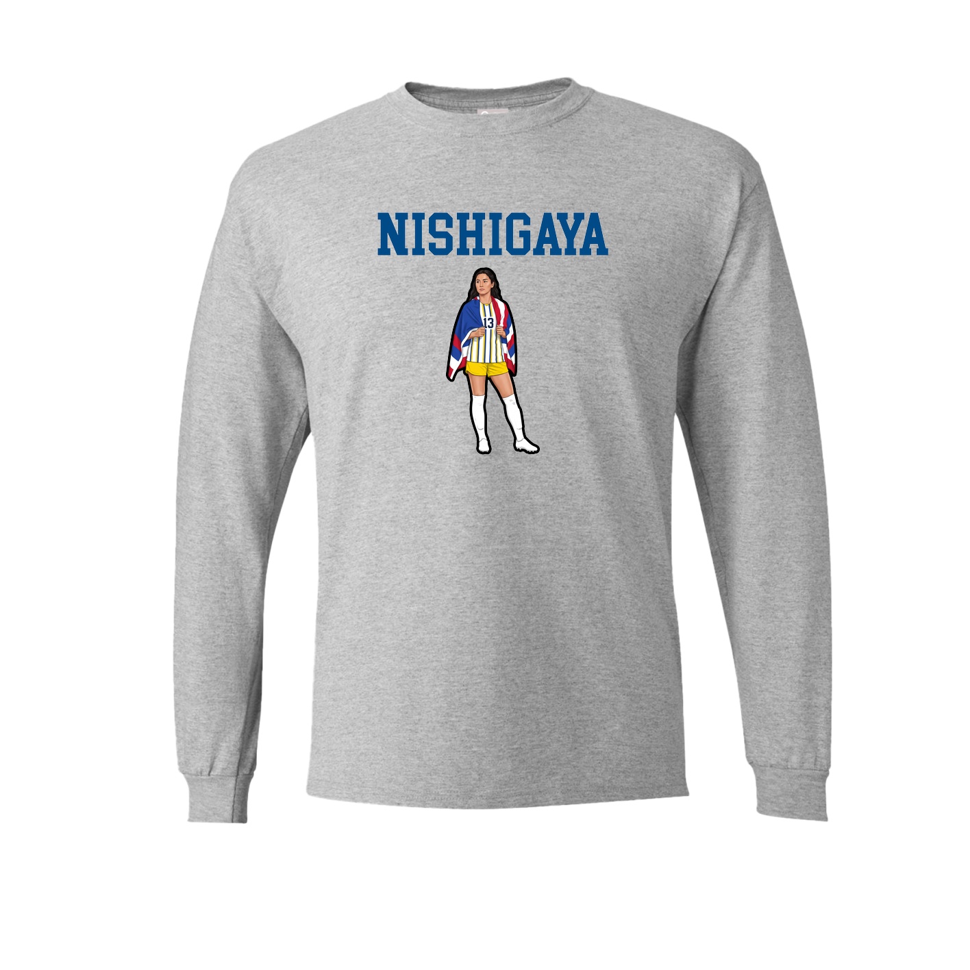 Long Sleeve Tee — Shirsey in Grey