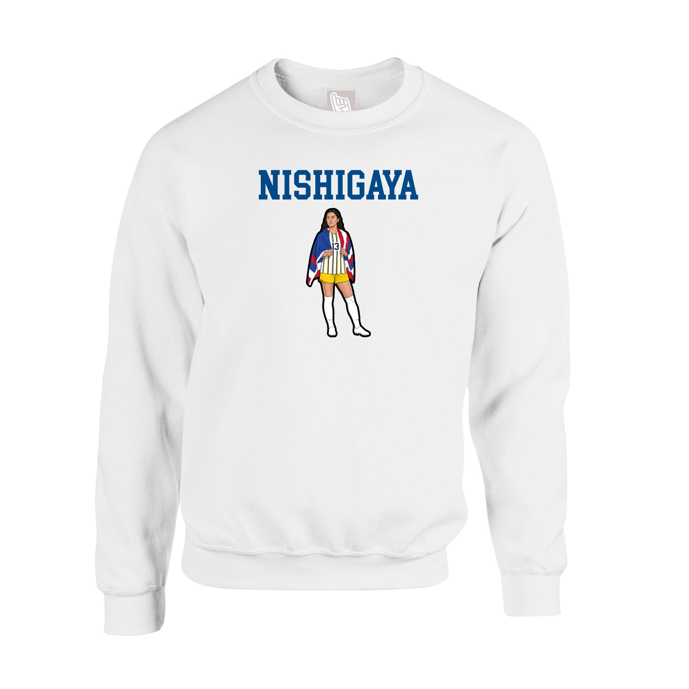 Fleece Crew — Shirsey in White