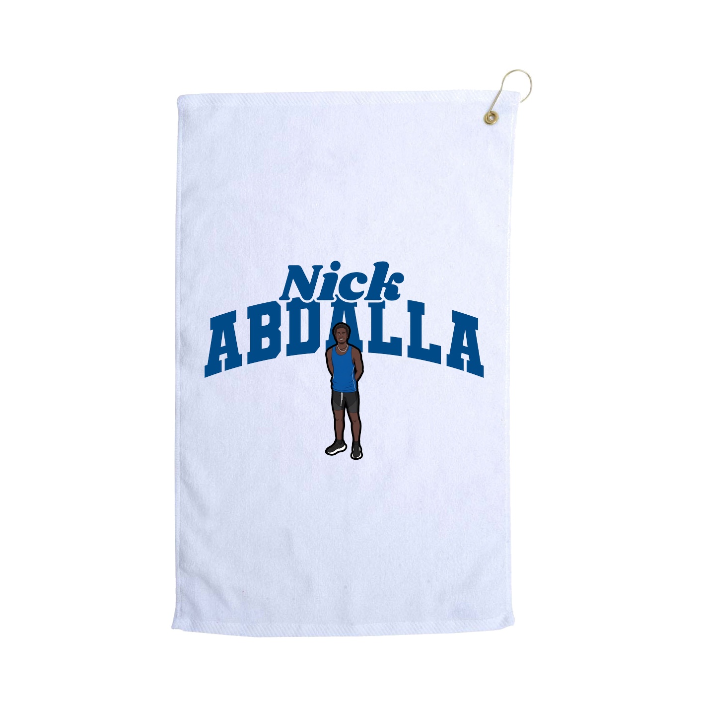 Golf Towel — Signature Arch in White