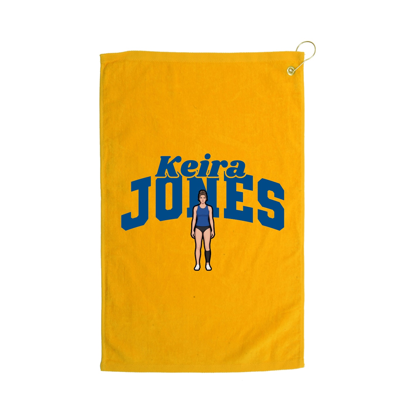 Golf Towel — Signature Arch in Gold