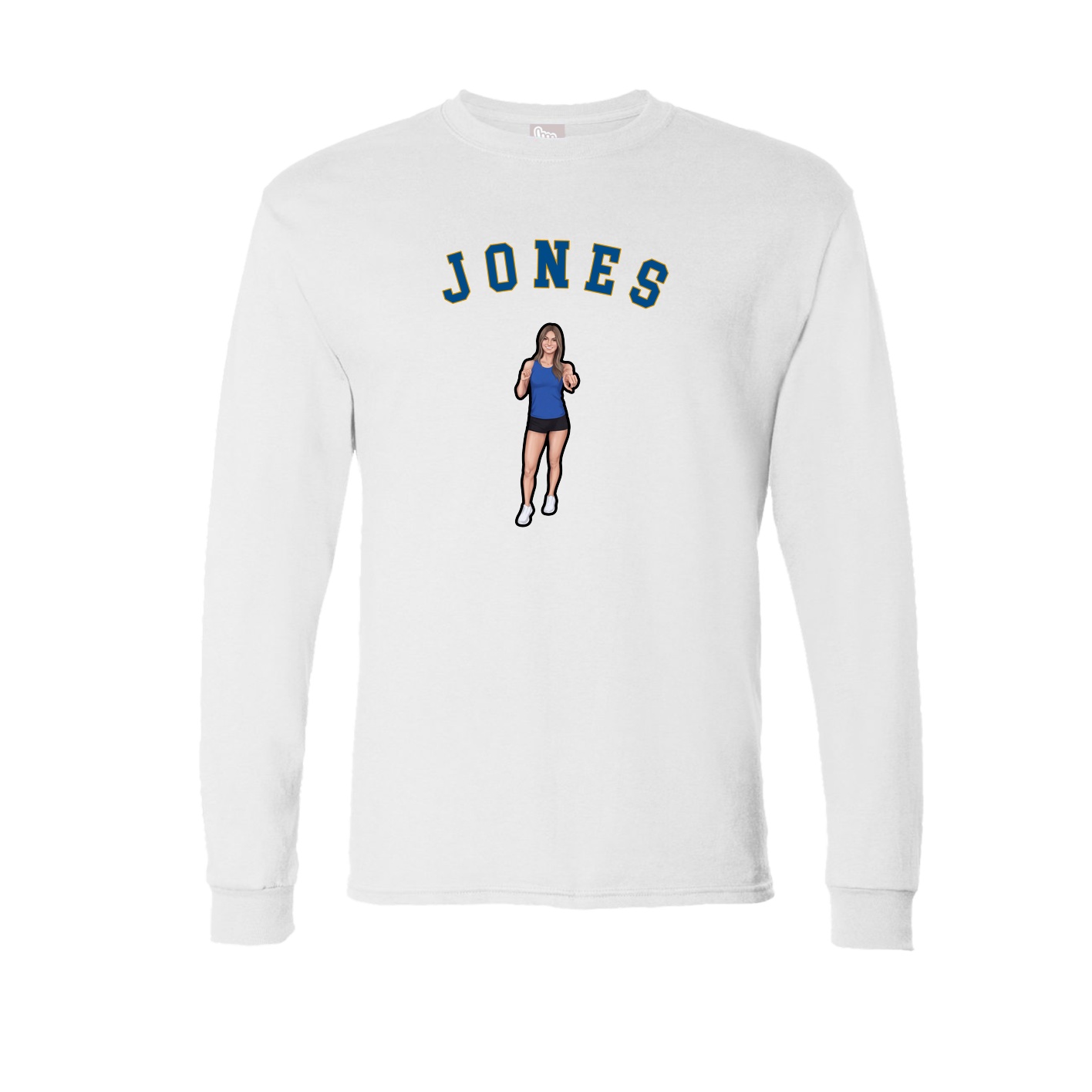 Long Sleeve Tee — Shirsey Arch in White