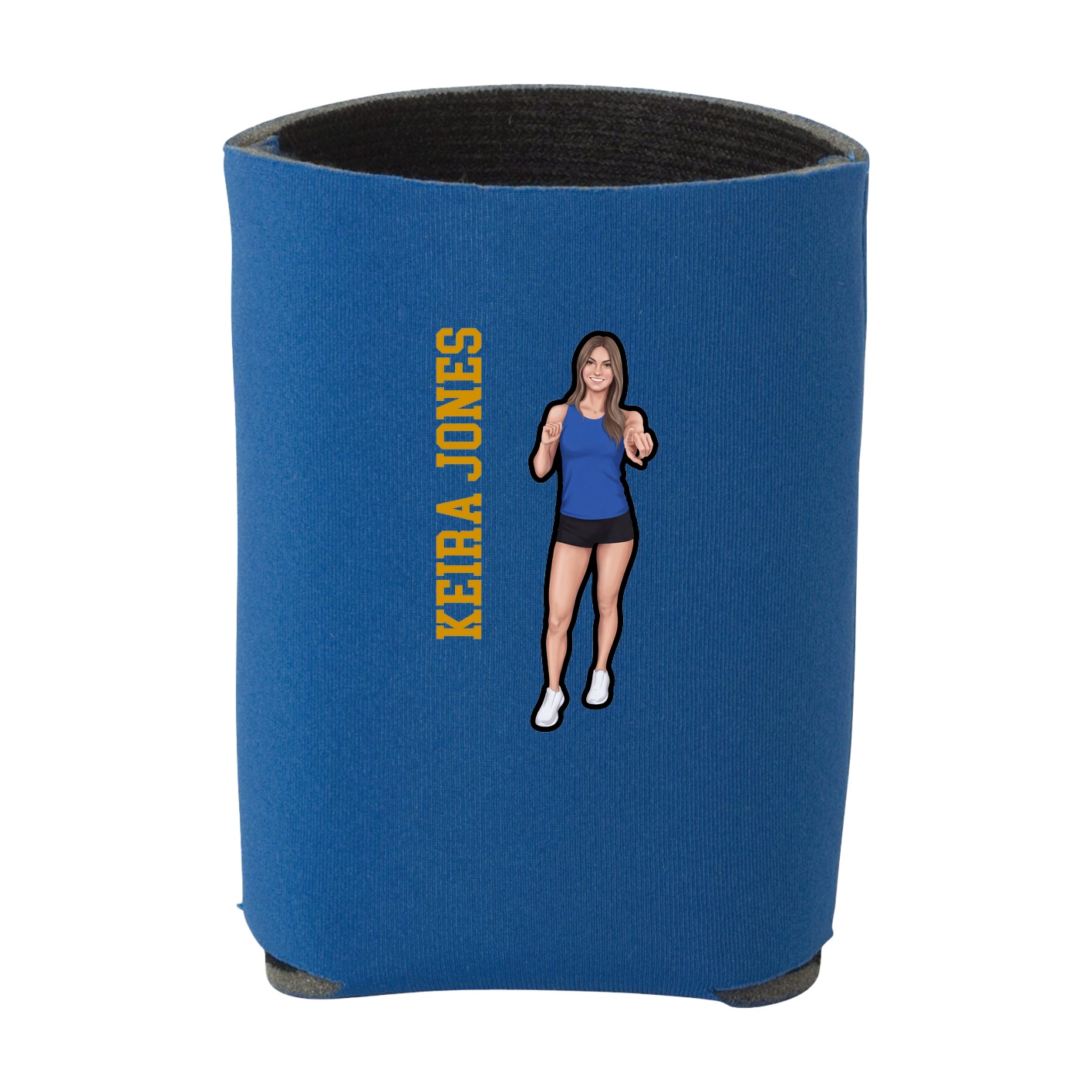 Can Holder — Name Vertical in Royal