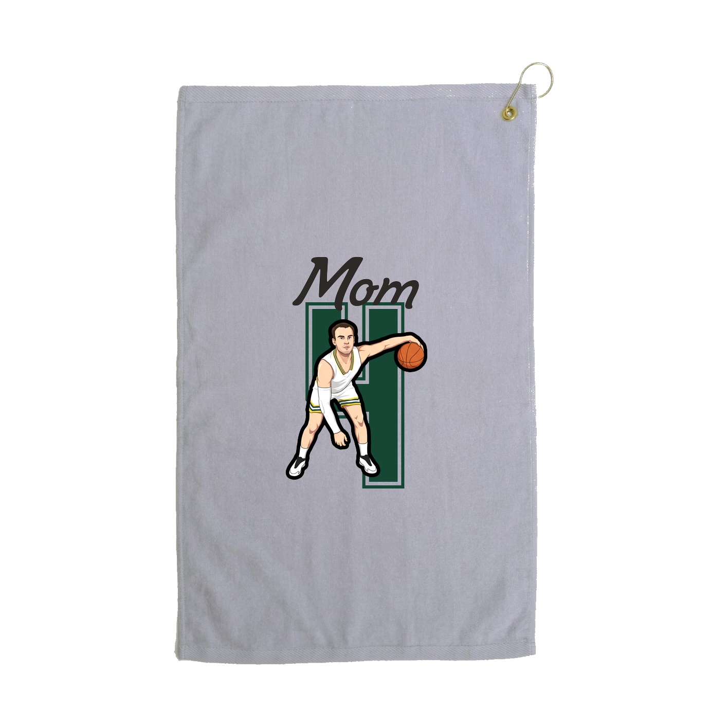 Golf Towel — Mothers Day Shirsey in Grey