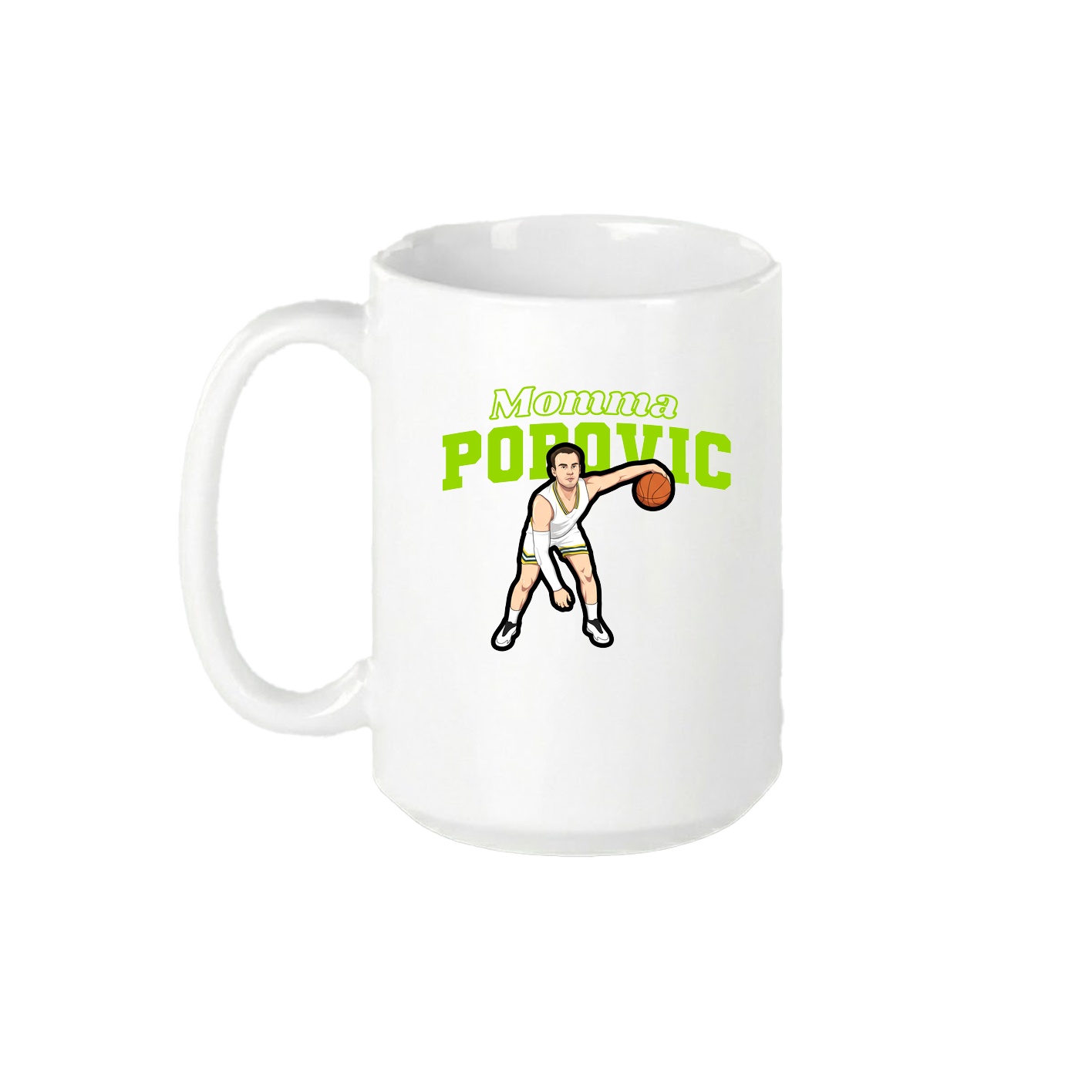 15oz Coffee Mug — Mothers Day Block in White