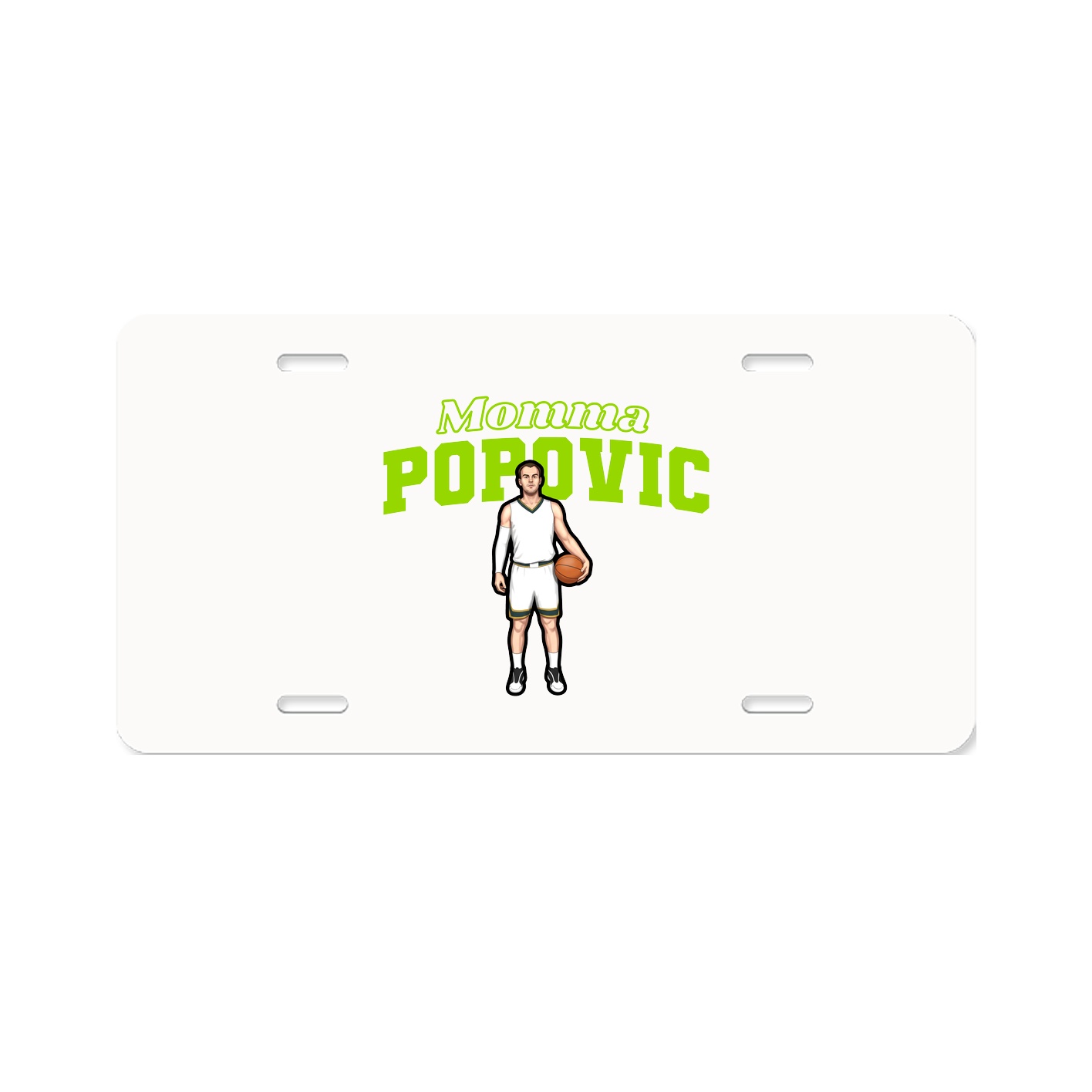 License Plate — Mothers Day Block in Classic
