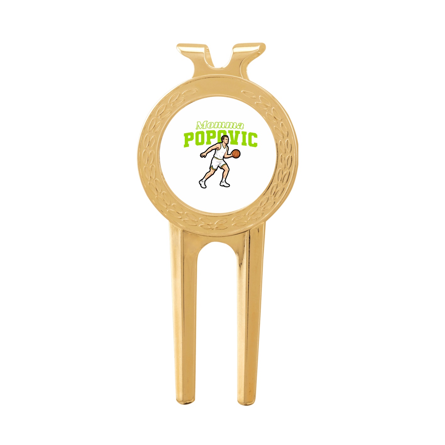 Divot Tool with Ball Marker — Mothers Day Block in Classic