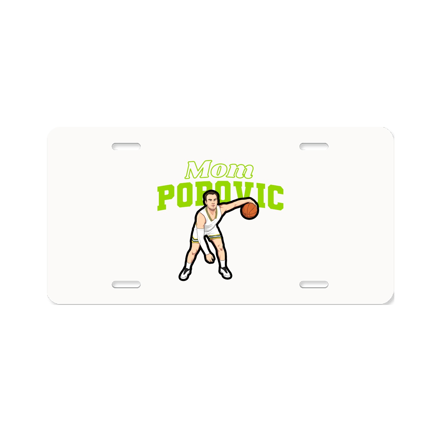 License Plate — Mothers Day Block in Classic