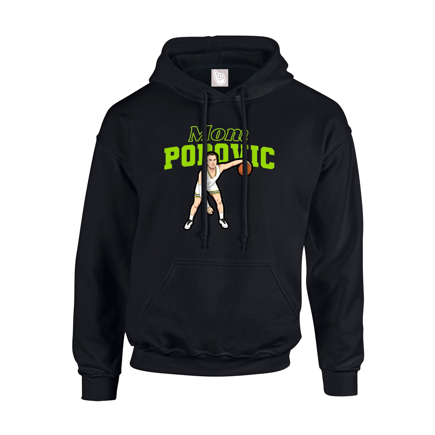 Youth Hoodie — Mothers Day Block in Black