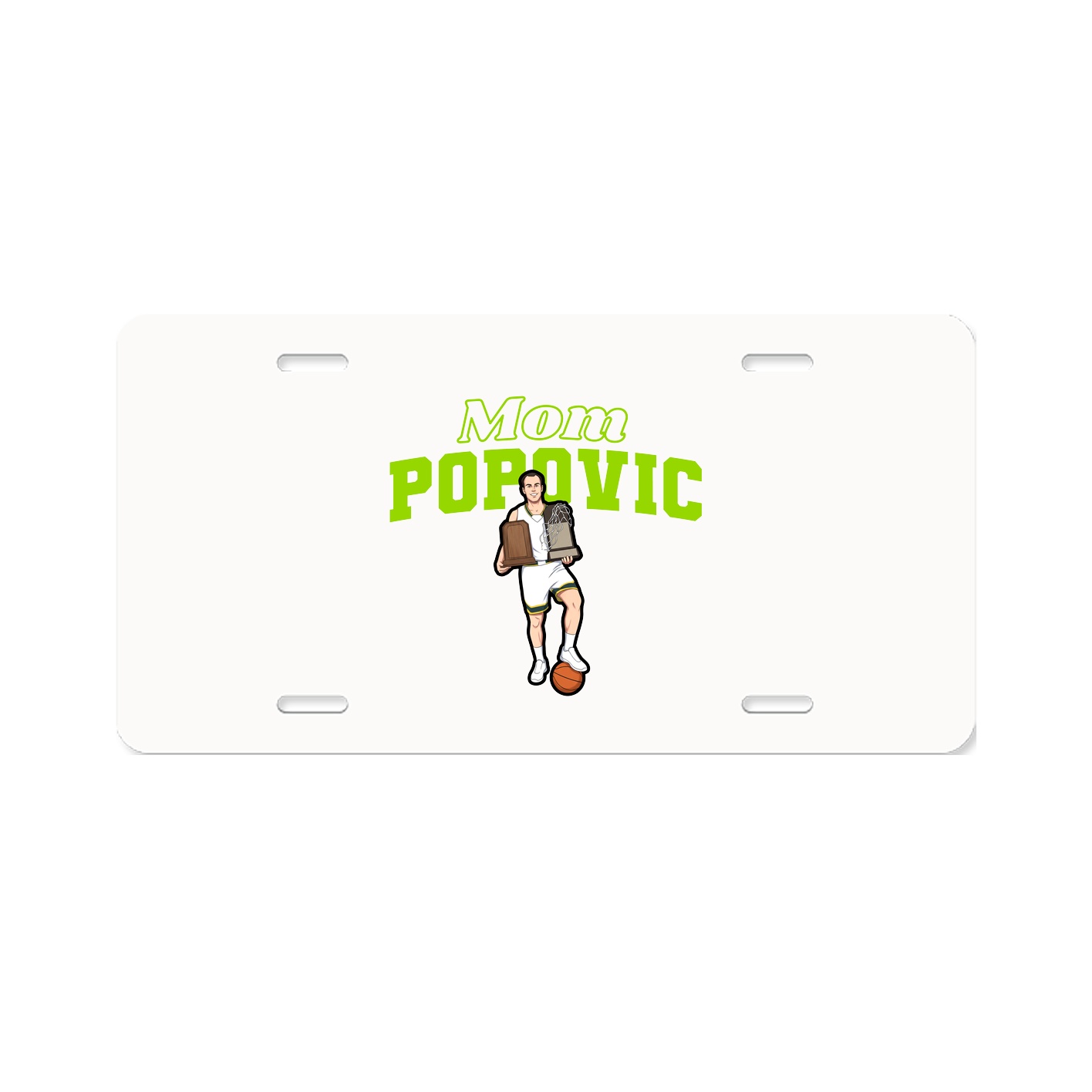 License Plate — Mothers Day Block in Classic