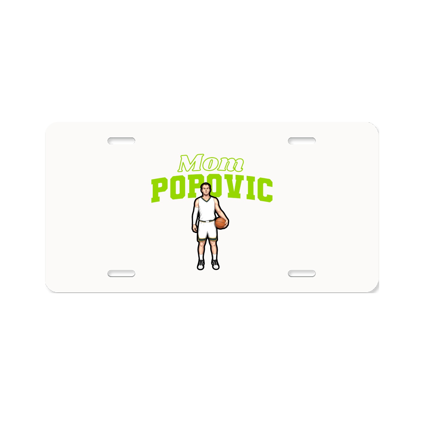 License Plate — Mothers Day Block in Classic