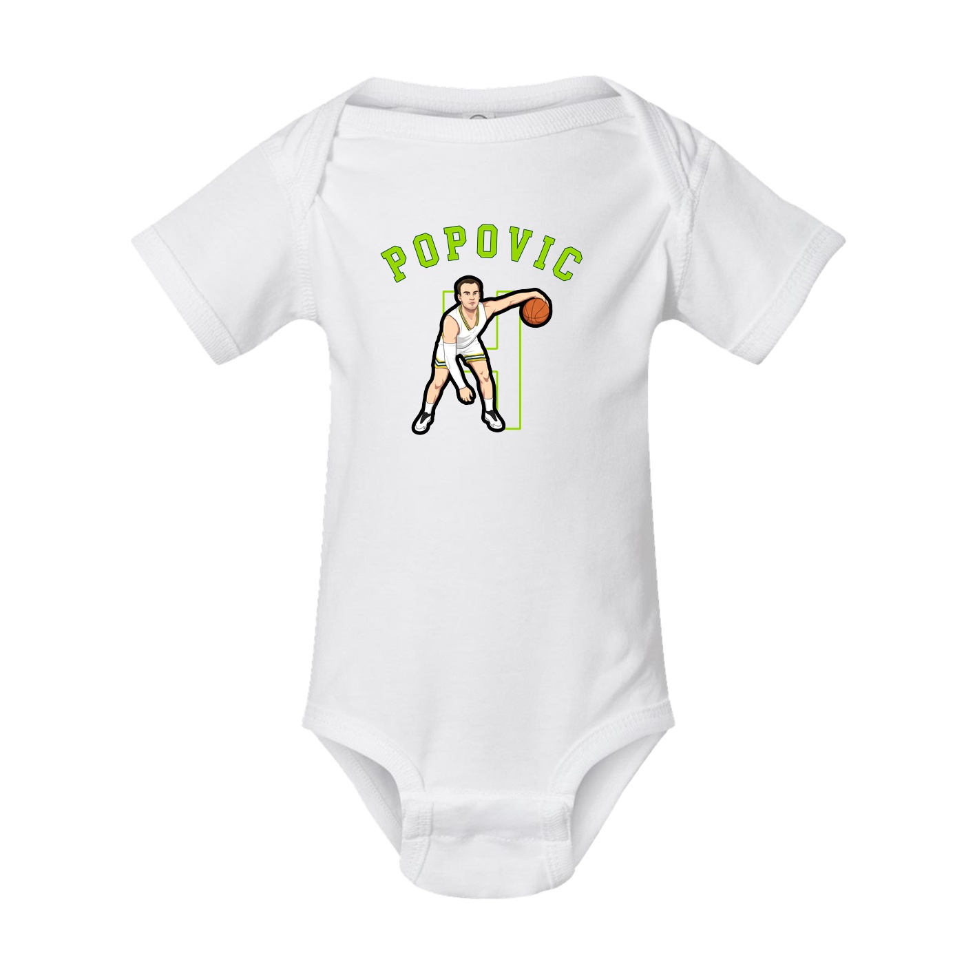 Baby Onesie — Shirsey Arch in White
