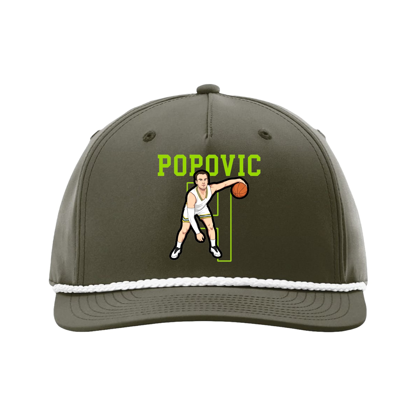 Five-Panel Classic Rope Cap — Shirsey in Green