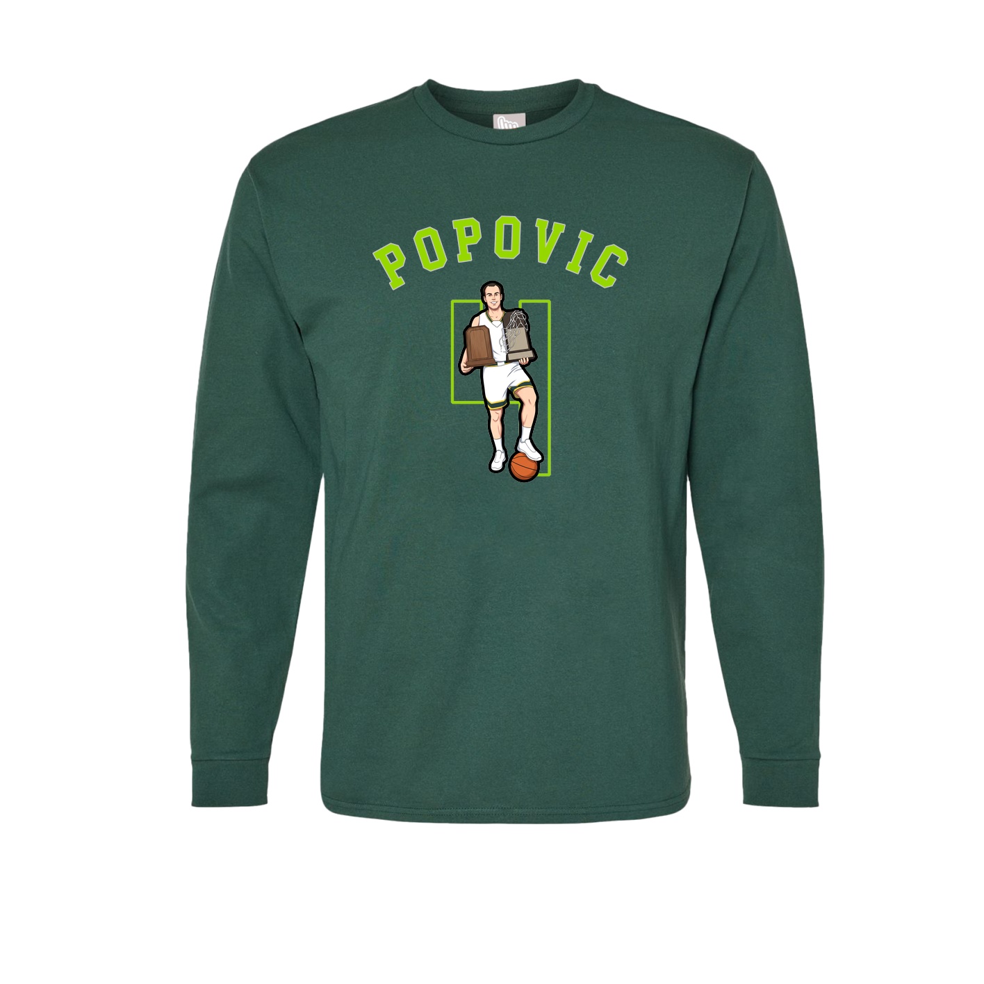Long Sleeve Tee — Shirsey Arch in Green