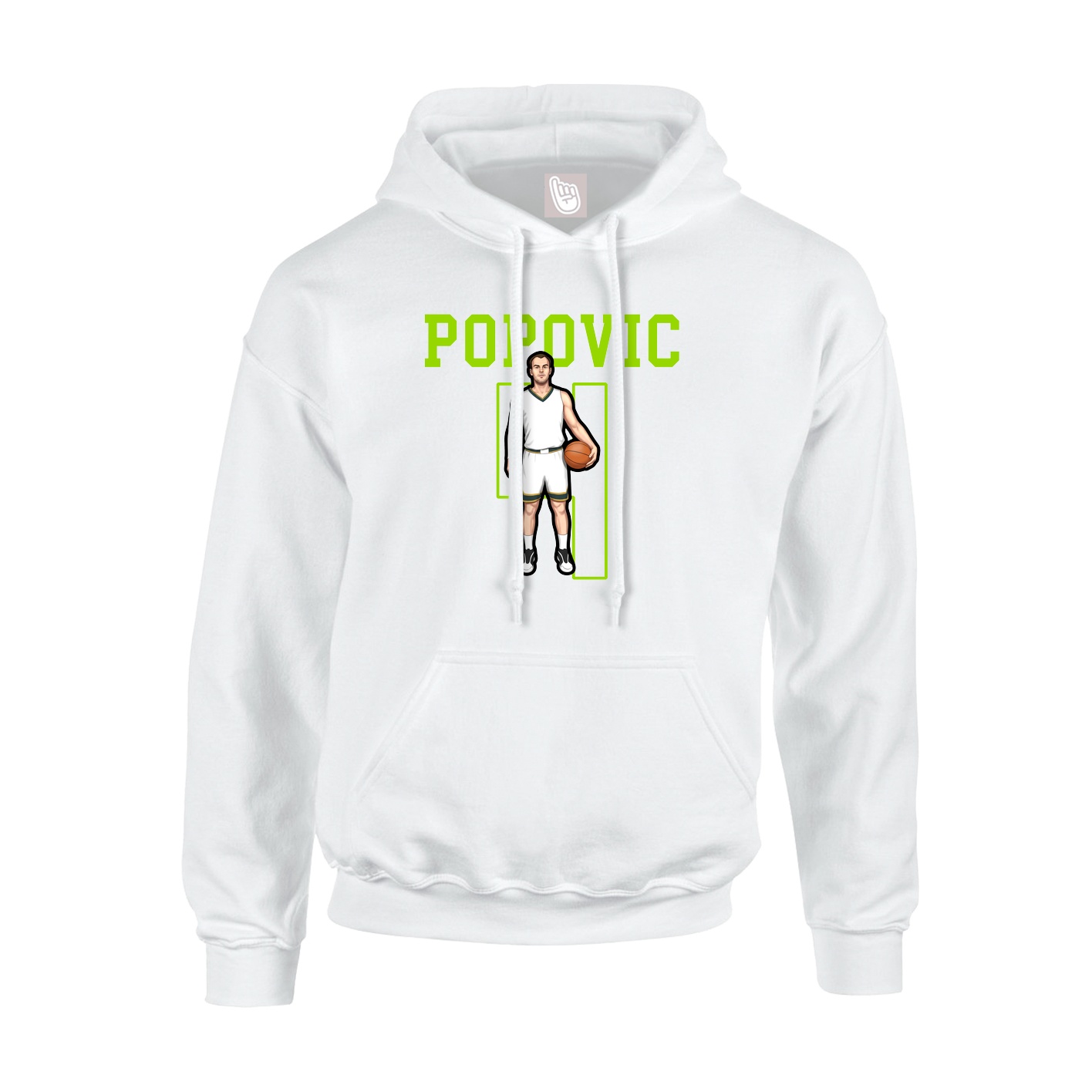 Hoodie — Shirsey in White