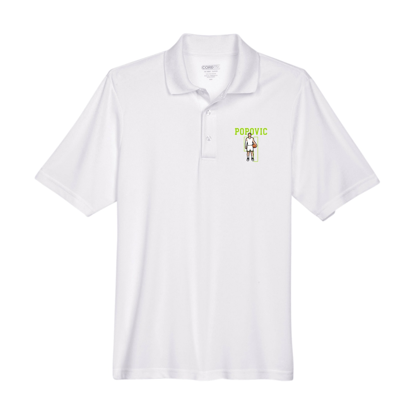 Performance Polo — Shirsey in White