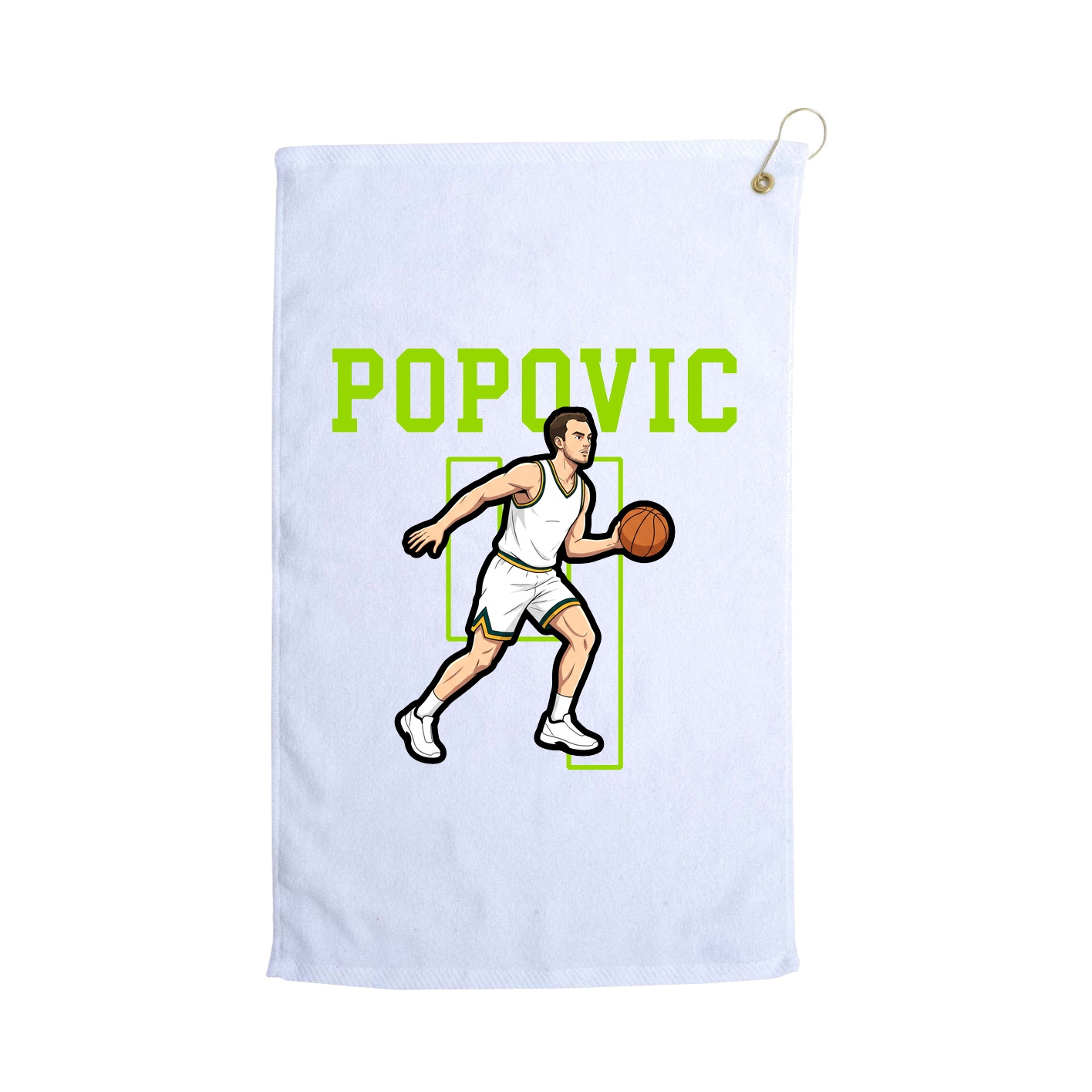 Golf Towel — Shirsey in White