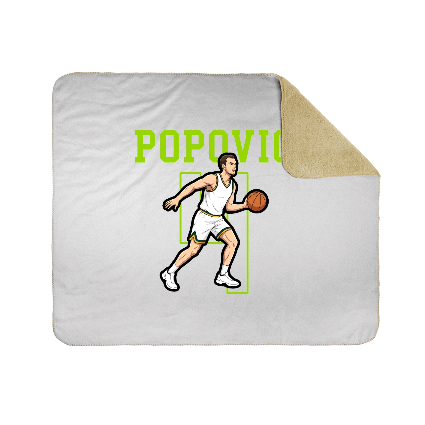 Throw Blanket — Shirsey in White