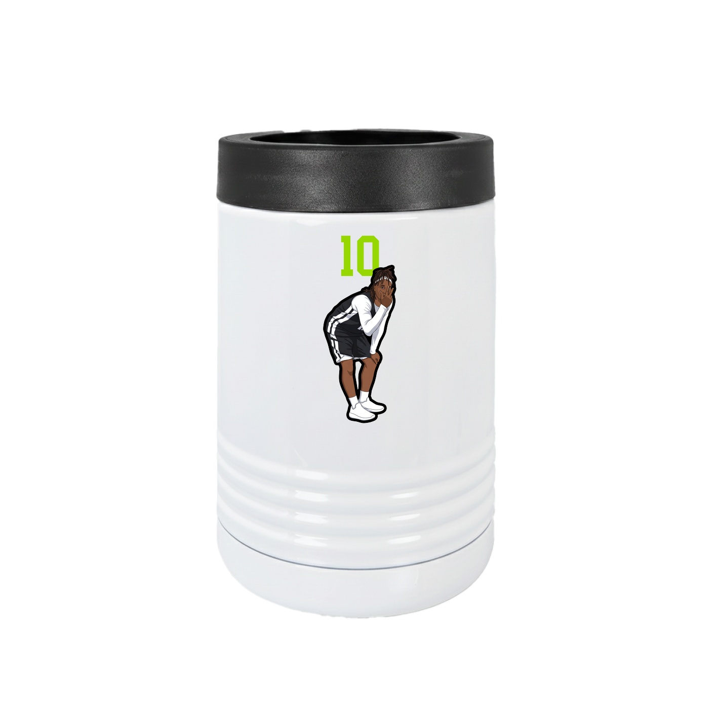 Beverage Holder — Number Top in White