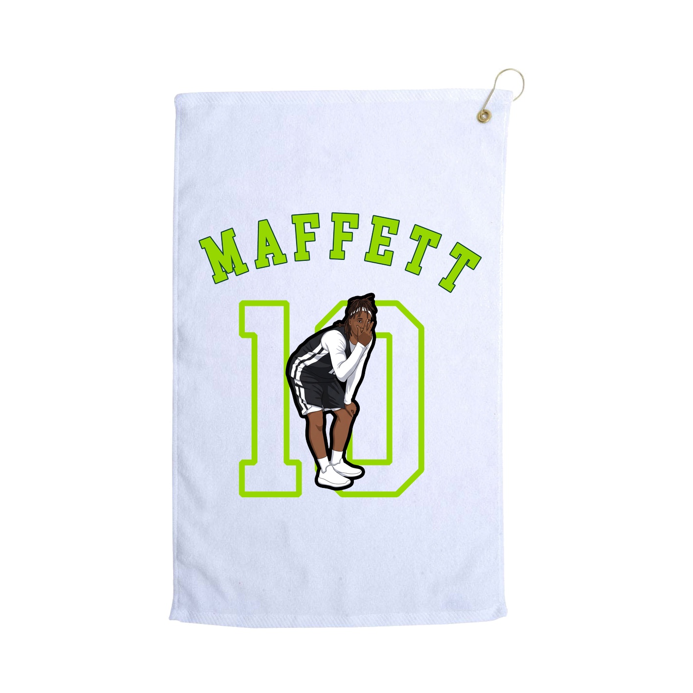 Golf Towel — Shirsey Arch in White