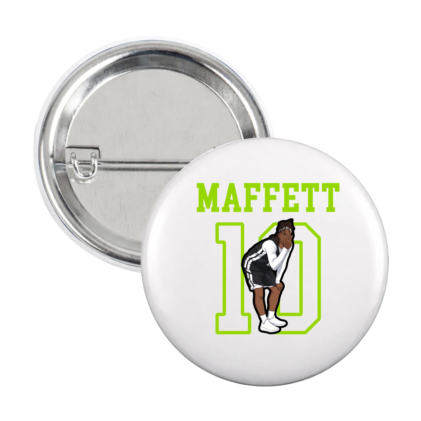 Game Day Button — Shirsey in White