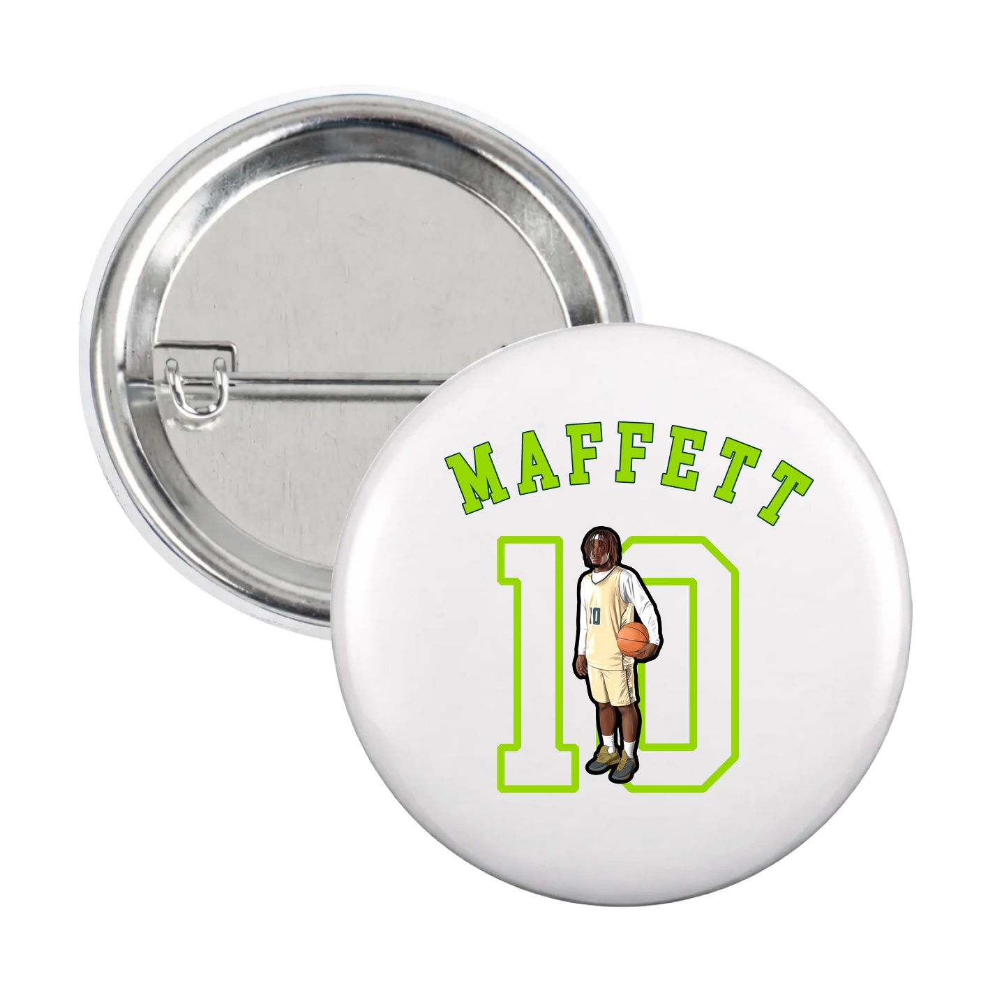 Game Day Button — Shirsey Arch in White