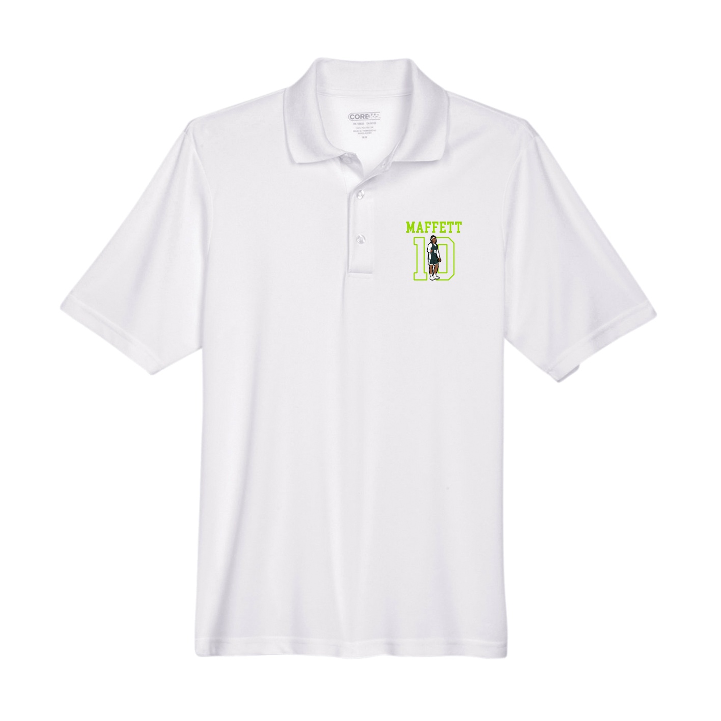 Performance Polo — Shirsey in White