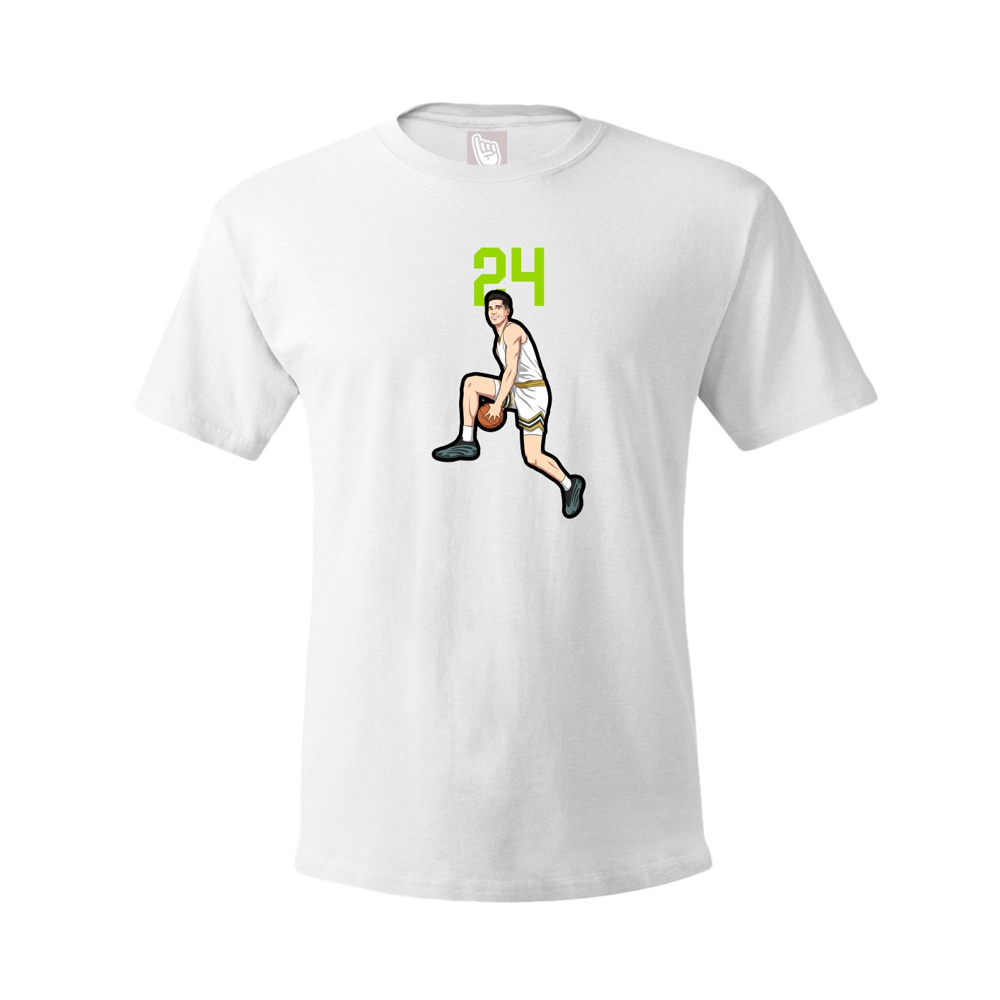 Tee — Number Top in White