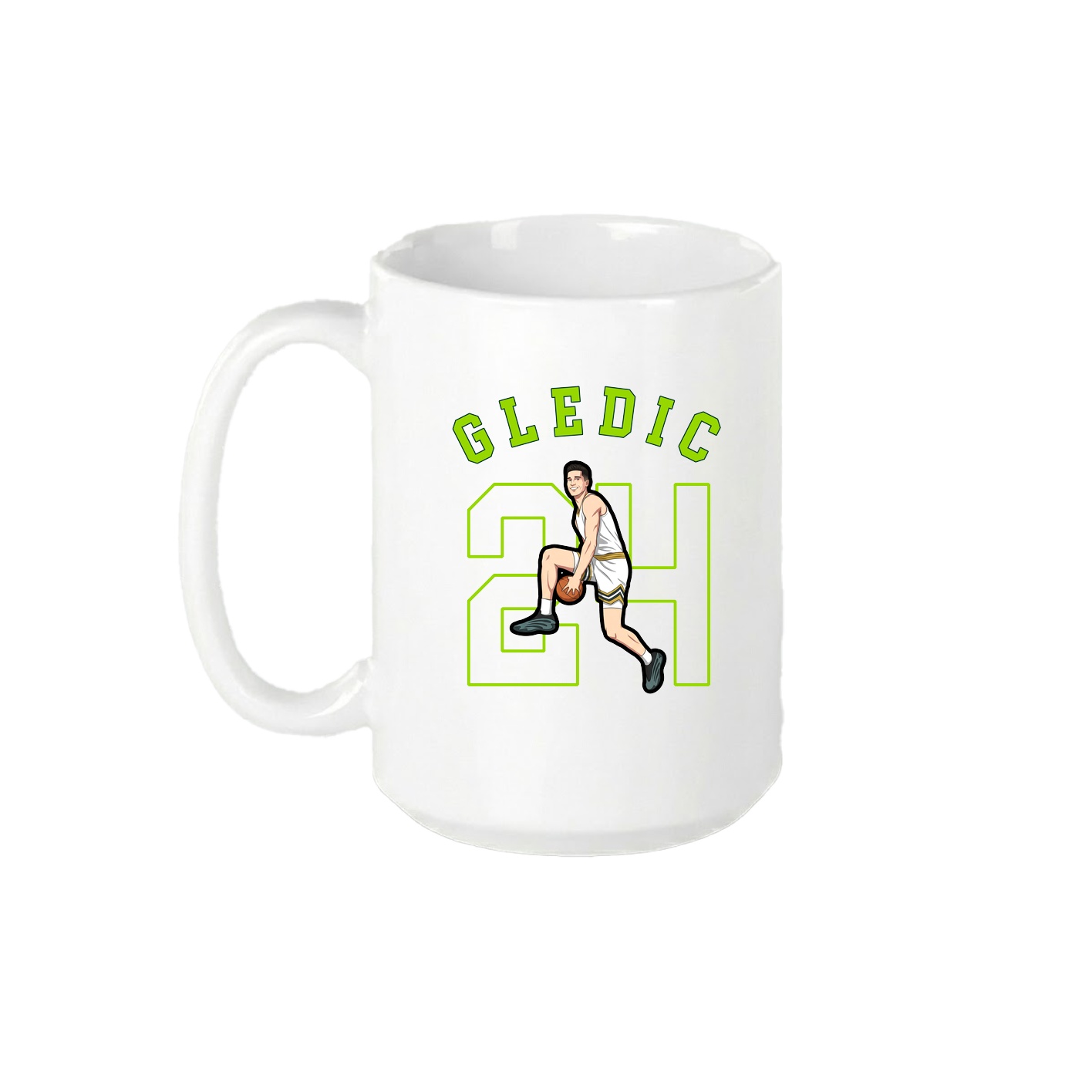 15oz Coffee Mug — Shirsey Arch in White