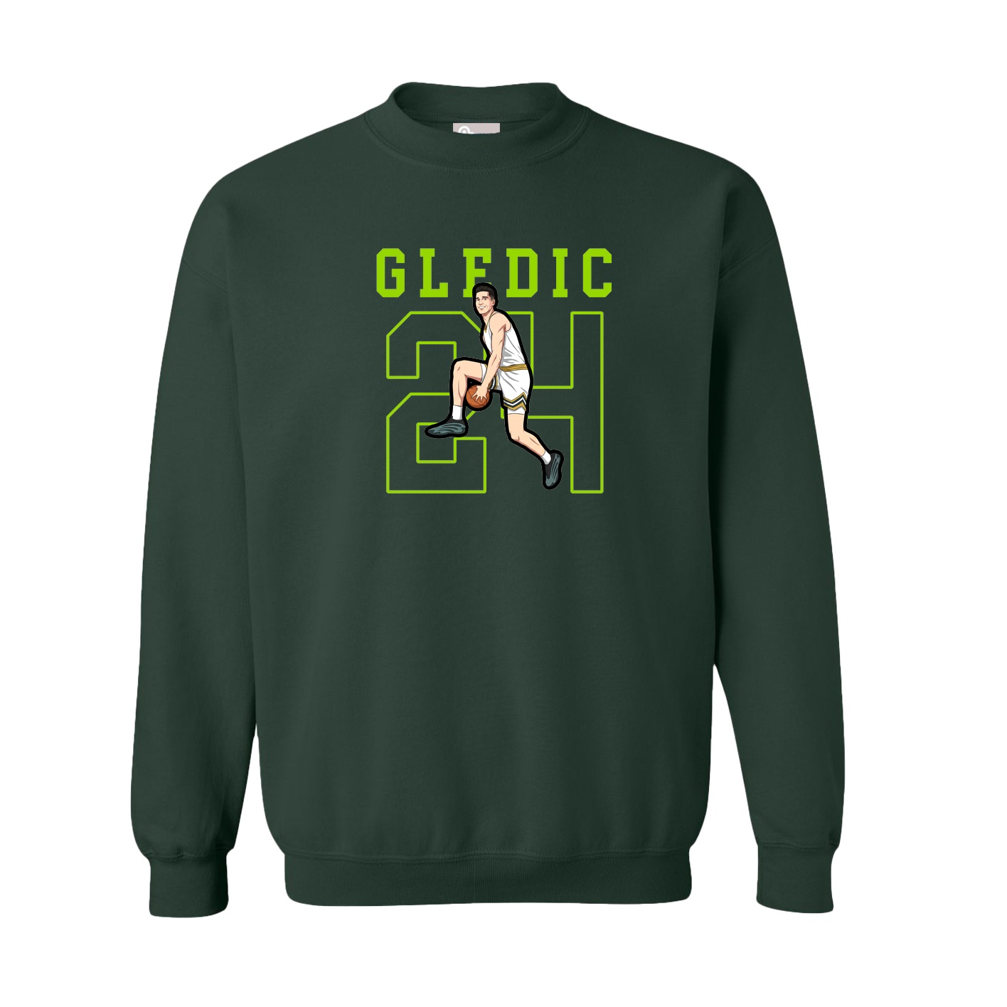 Fleece Crew — Shirsey in Green