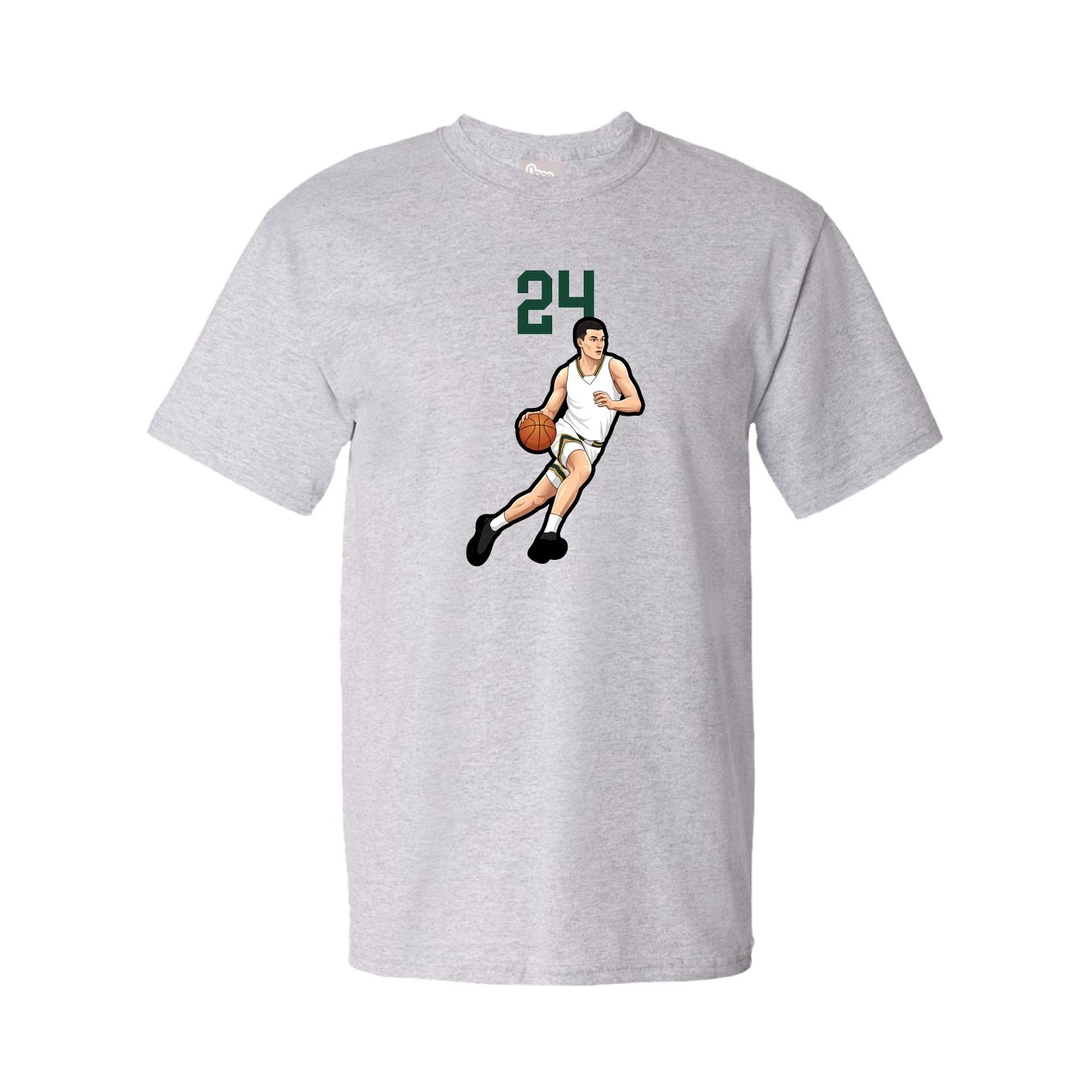 Tee — Number Top in Grey