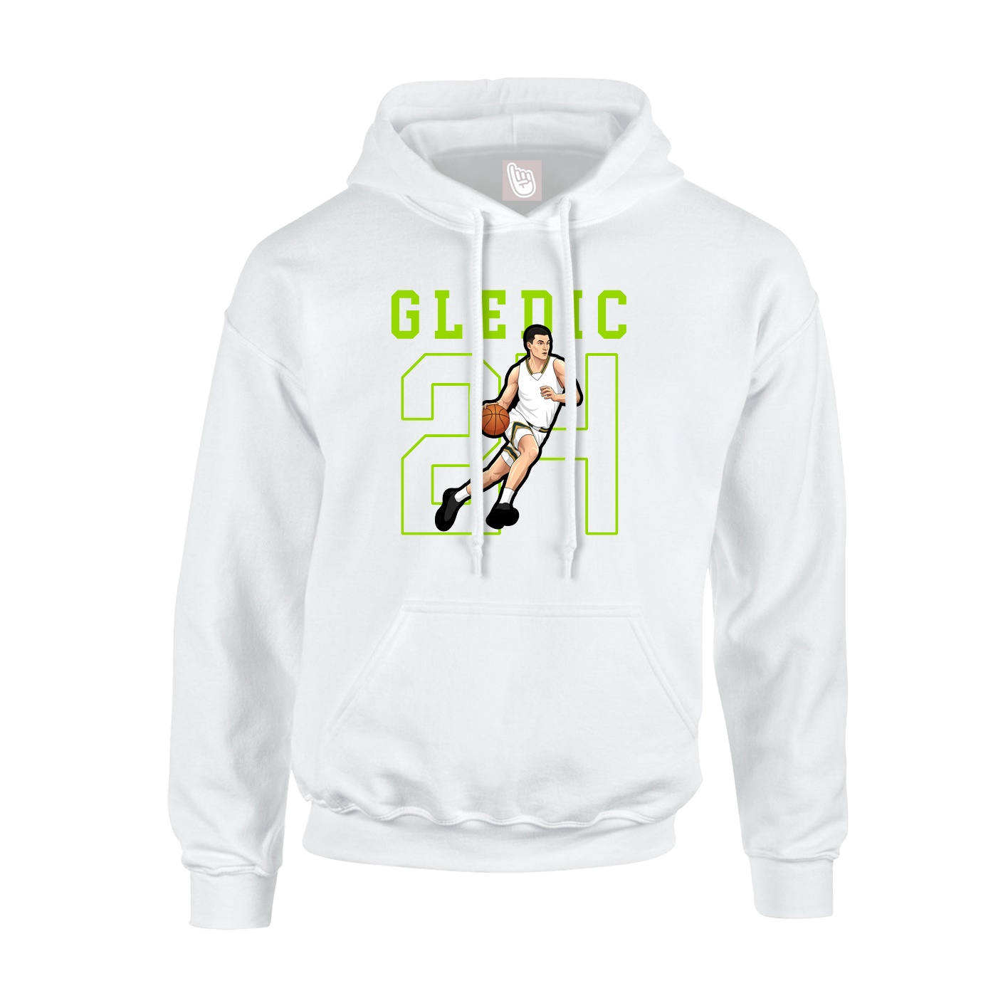 Hoodie — Shirsey in White